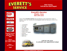 Tablet Screenshot of everettsservice.com